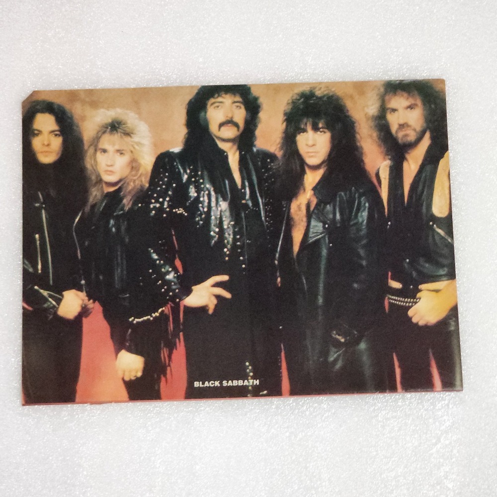 Black Sabbath Vintage 8x10 Magazine Poster Clipping 1980s Heavy Metal Hair Band